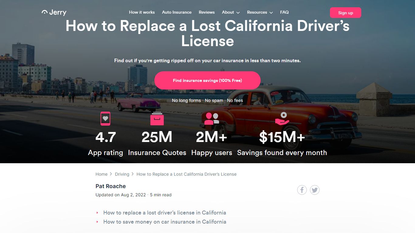 How to Replace a Lost California Driver’s License | GetJerry.com